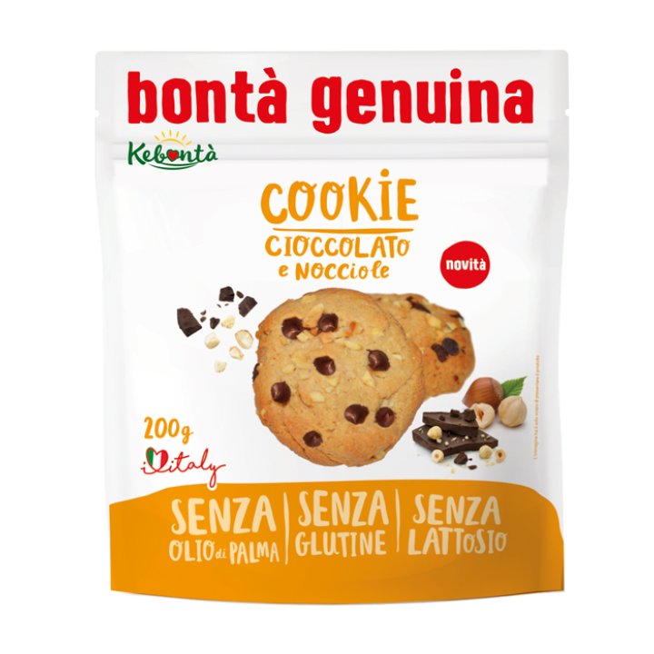 KEBONTA\' COOKIE CIOCCOLATO E NOCCIOLA 200 G