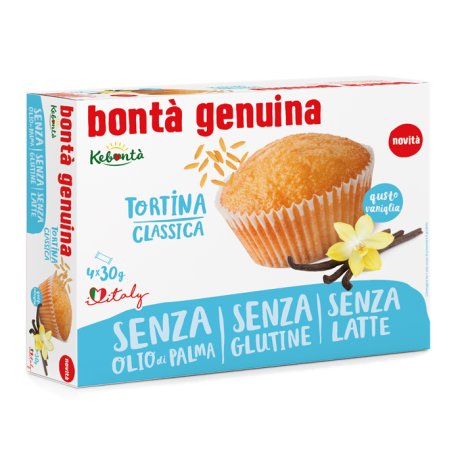 KEBONTA\' TORTINA CLASSICA VANIGLIA 120 G