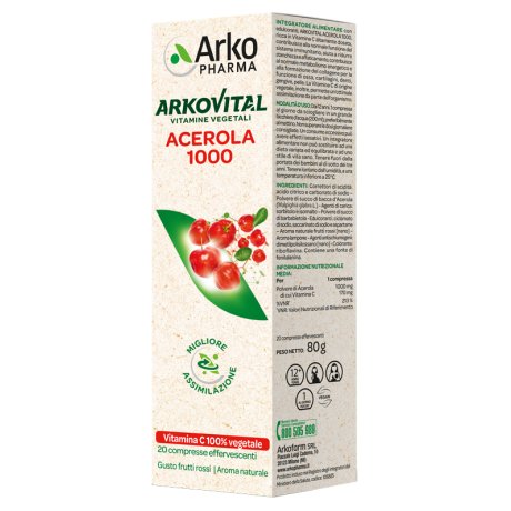 ARKOVITAL ACEROLA EFFERVESCENTE 20 COMPRESSE