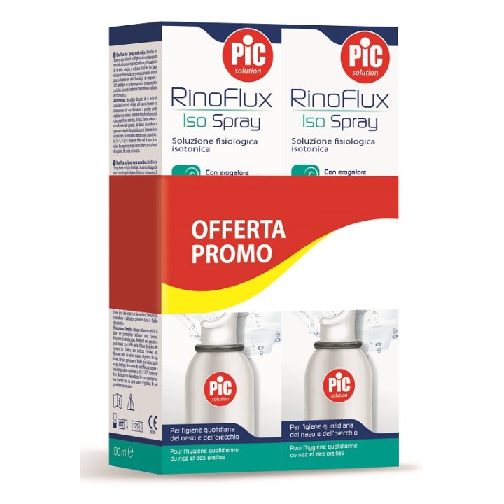 PROMO RINOFLUX SPRAY SOLUZIONE ISOTONICA 1+1 100 ML+100 ML