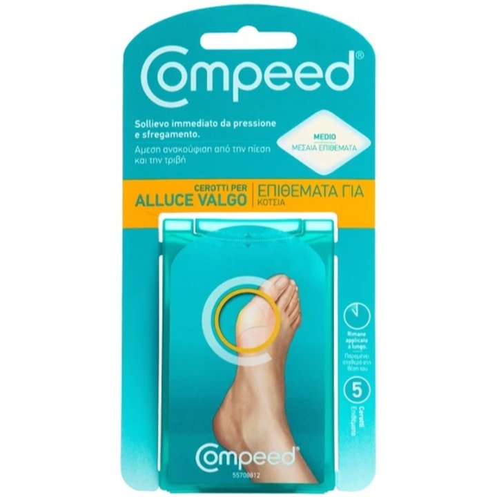 COMPEED CEROTTI PER ALLUCE VAL 5 PEZZI