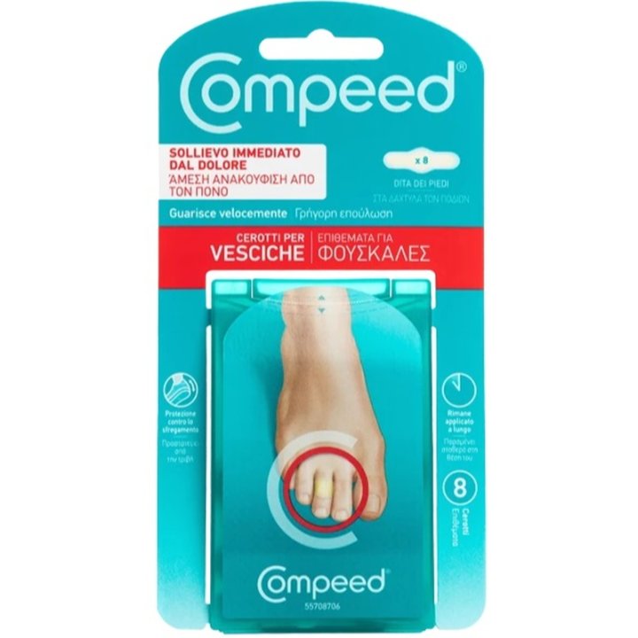 COMPEED CEROTTI PER VESCICHE DITA PIEDI 8 PEZZI