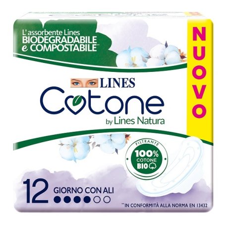 LINES COTONE BIO ULTRA ALI 10+2 PEZZI