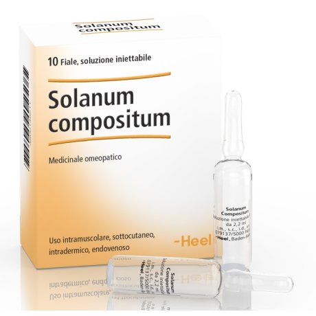 Solanum Compositum Heel Guna 10 Fiale Medicinale Omeopatico - 2,2ml 