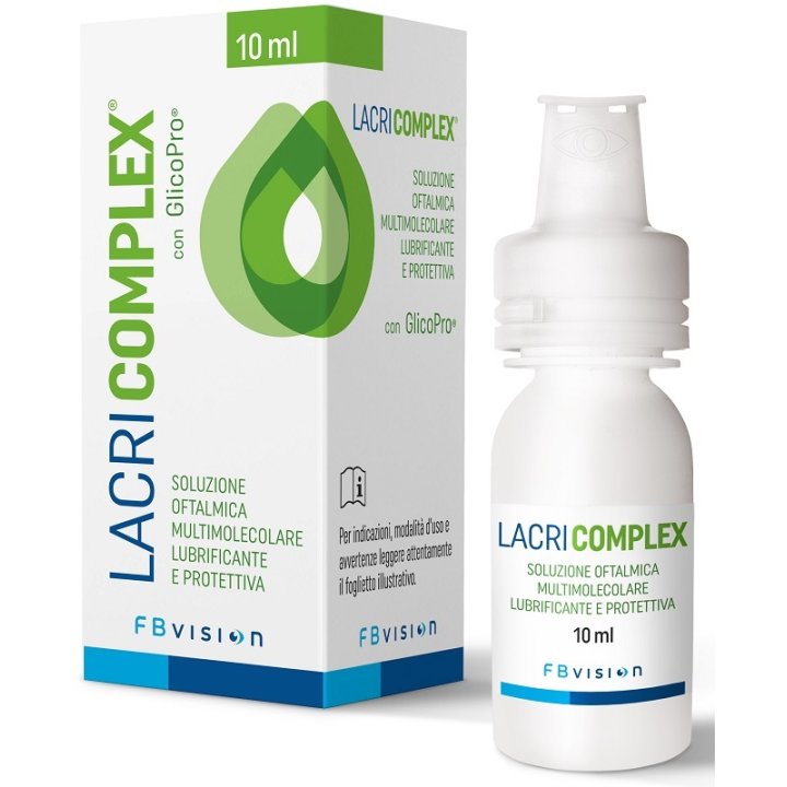 LACRICOMPLEX SOLUZIONE OFTALMICA MULTIMOLECOLARE LUBRIFICANTE PROTETTIVA 10 ML