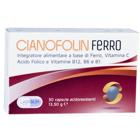 CIANOFOLIN FERRO 30 CAPSULE