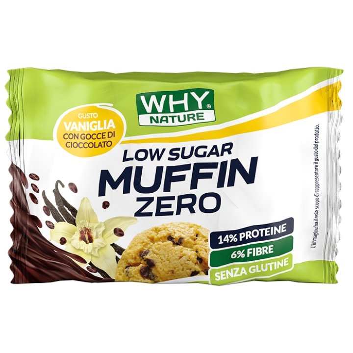 WHYNATURE MUFFIN ZERO VANIGLIA CON CCE DI CIOCCOLATO 27 G