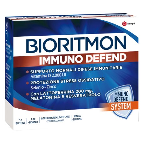 BIORITMON IMMUNO DEFEND INTEGRATORE ALIMENTARE 12 BUSTINE