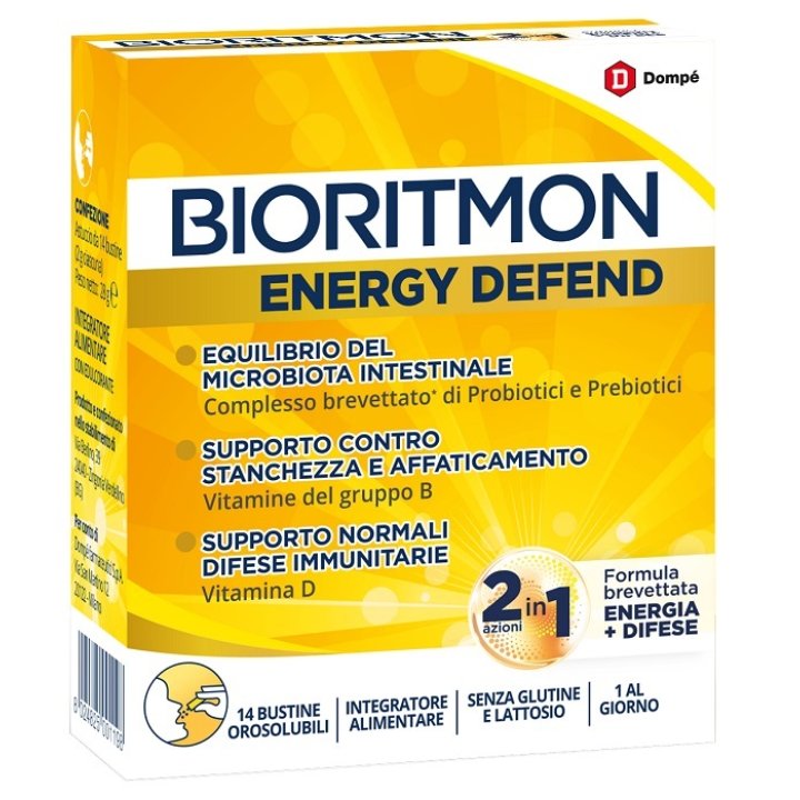 Bioritmon Energy Defend Integratore Energetico - 14 bustine