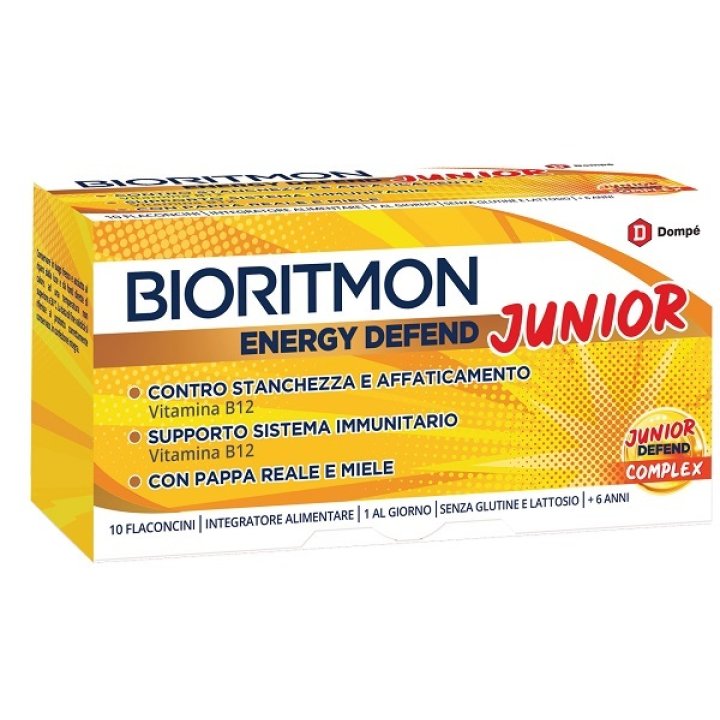 Bioritmon Energy Defend Junior - 10 flaconcini da 10Ml