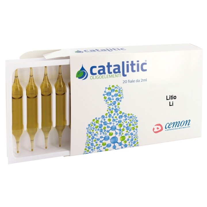 Cemon catalitic olielementi soluzione Litio Li - 20 fiale da 2ml