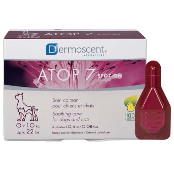 ATOP 7 SPOT-ON DOGS&CATS 10 KG 4 PIPETTE X 0,6 ML