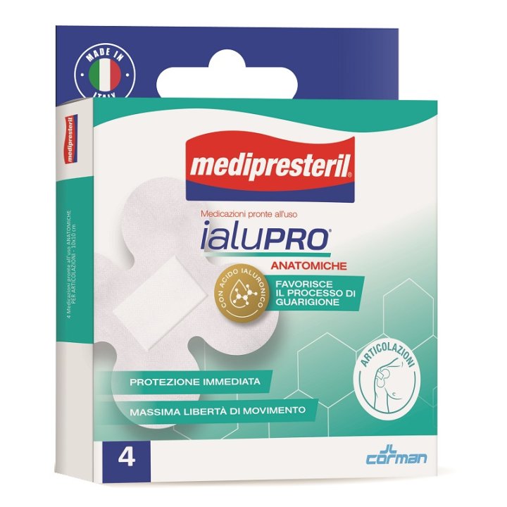 MEDIPRESTERIL IALUPRO ARTICOLAZIONI 10X10 CM 4 PEZZI