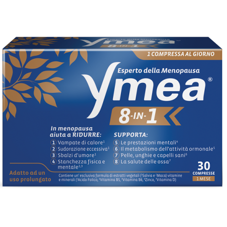 YMEA 8 IN 1 30 COMPRESSE MENOPAUSA