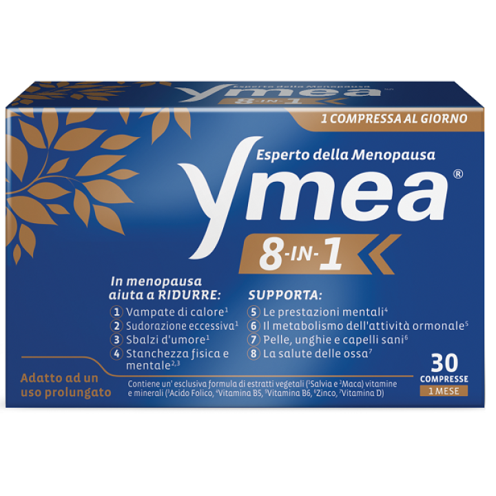 YMEA 8 IN 1 30 COMPRESSE MENOPAUSA