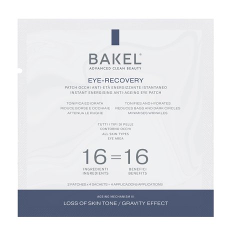 Bakel Eye-Recovery Patch Occhi Anti-Età Energizzante 2 Patches x 4 Bustine Bakel Eye-Recovery Patch Occhi Anti-Età Energizzante 2 Patches x 4 Bustine