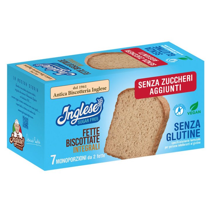 INGLESE FETTE BISCOTTI INTEGRALI SENZA ZUCCHERI AGGIUNTI PROMO 200 G