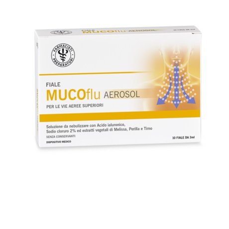 AEROSOL LFP MUCOFLU SOLUZIONE IPERTONICA 10 FIALE MONODOSE DA 3 ML