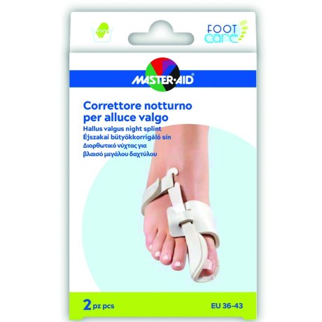 MASTER-AID FOOT CARE CORRETTORE NOTTE ALLUCE VAL EU 36-43 2 PEZZI