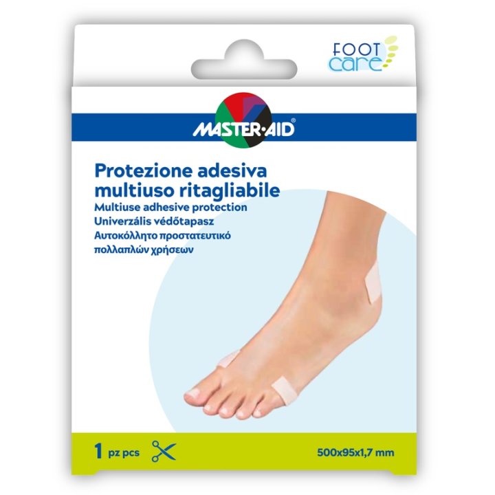 MASTER-AID FOOT CARE PROTEZIONE ADESIVA MULTIUSO RITAGLIABILE 50X9,5 CM