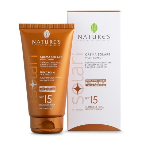 NATURE\'S I SOLARI CREMA SOLARE VISO E CORPO SPF 15 IR SUN 150 ML