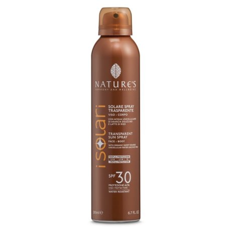 NATURES I SOLARI SPRAY TRASPARENTE SPF30 200 ML