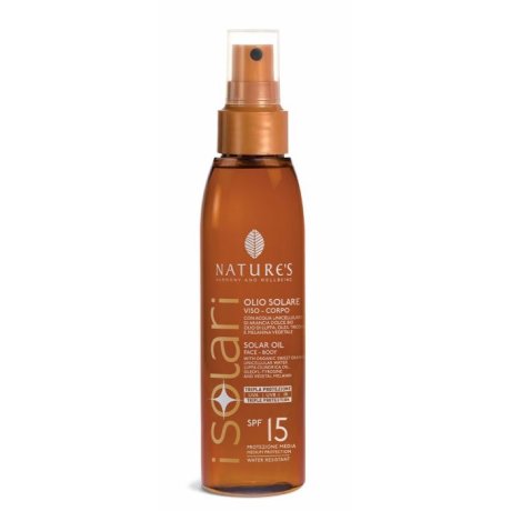 Nature's Olio Solare Viso Corpo Capelli SPF 15 150 ml