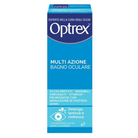 OPTREX MULTI AZIONE BAGNO OCULARE 300ML + OCCHIERA FLESSIBILE