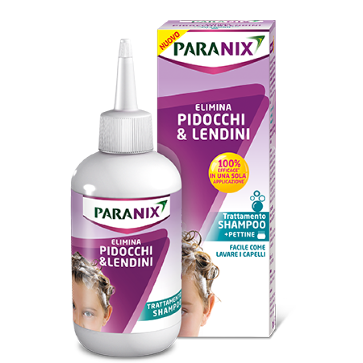 SHAMPOO PARANIX TRATTAMENTO NUOVA FORMULA 200 ML + PETTINE