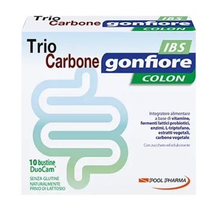 TRIOCARBONE NFIORE IBS 10 BUSTE DUOCAM DA 2 G + 1,5 G