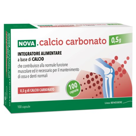 CALCIO CARBONATO 0,5G 100 CAPSULE