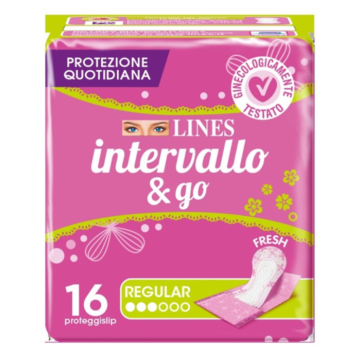 PROTEGGISLIP LINES INTERVALLO FRESH& RIPIEGATI 16 PEZZI