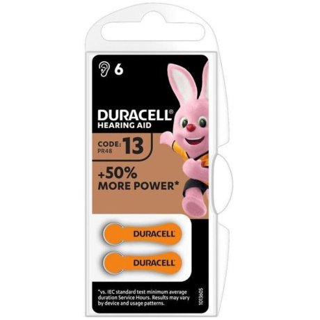 DURACELL EASY TAB 13 ARANCIO BATTERIA PER APPARECCHIO ACUSTICO