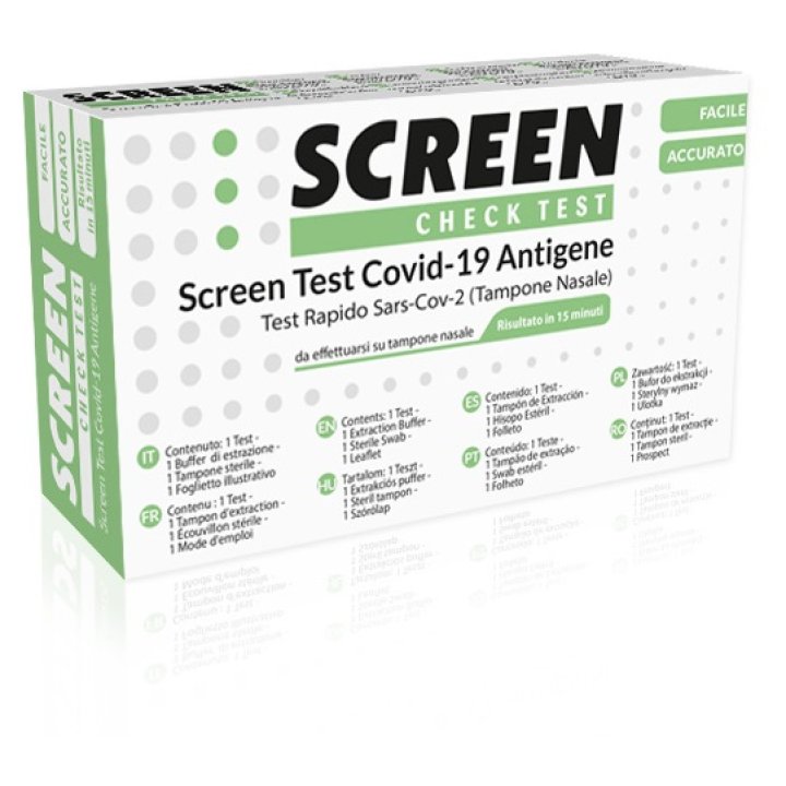 TEST AUTODIAGNOSTICO SCREEN TEST COVID-19 ANTIGENE