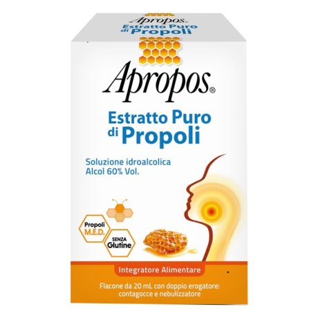 APROPOS ESTRATTO PURO DI PROPOLI SPRAY+CONTACCE 20 ML