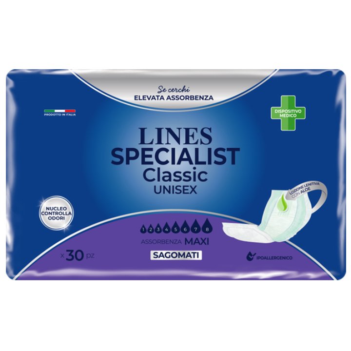 PANNOLONE PER INCONTINENZA LINES SPECIAL CLASSIC SAMATO MAXI 30 PEZZI