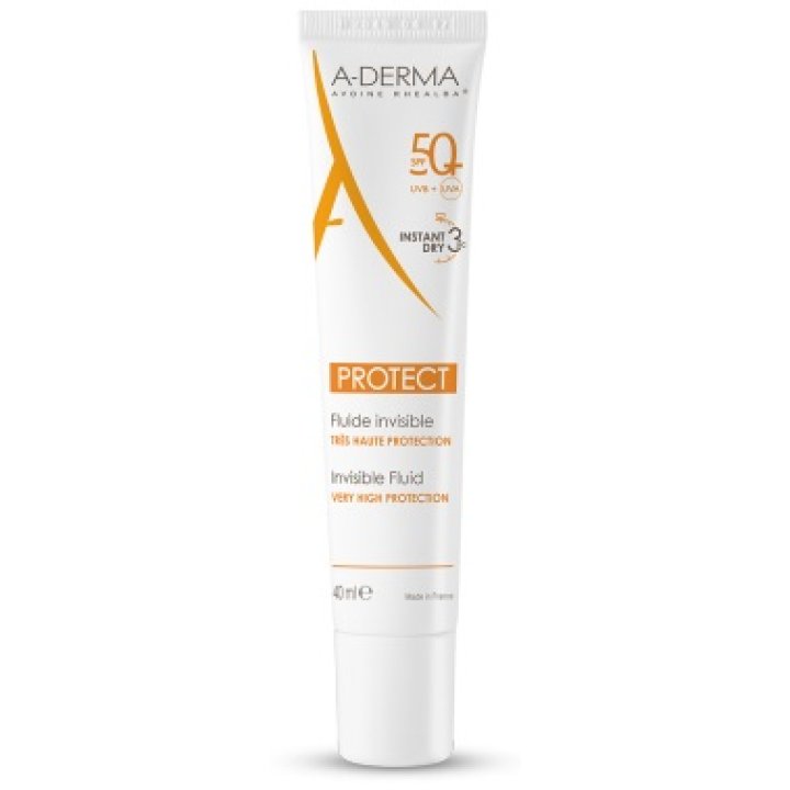 ADERMA A-D PROTECT FLUIDO INVISIBILE 50+ 40 ML