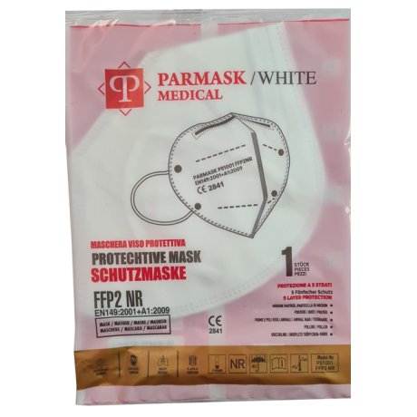 MASCHERINA PARMASK MEDICAL FFP2 WHITE 10 PEZZI