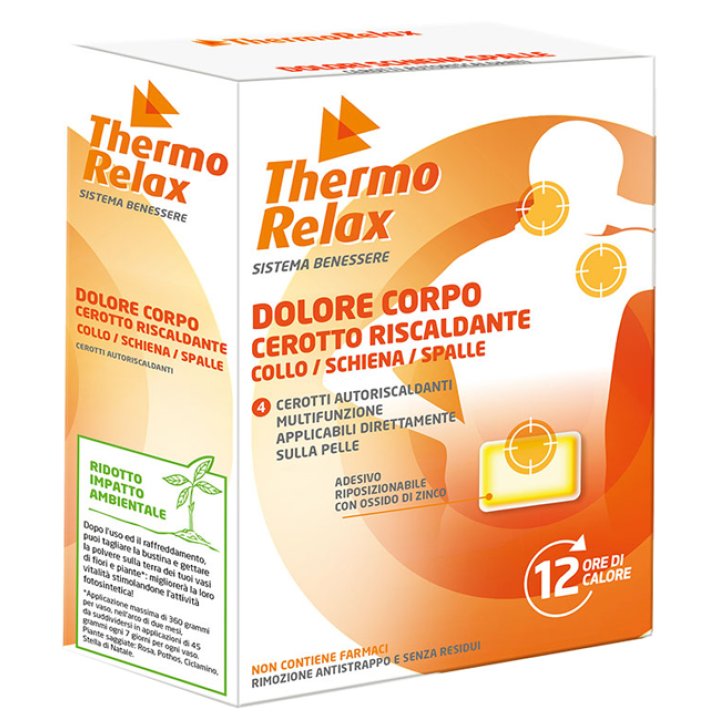 THERMORELAX CEROTTO CORPO AUTORISCALDANTE 4 PEZZI