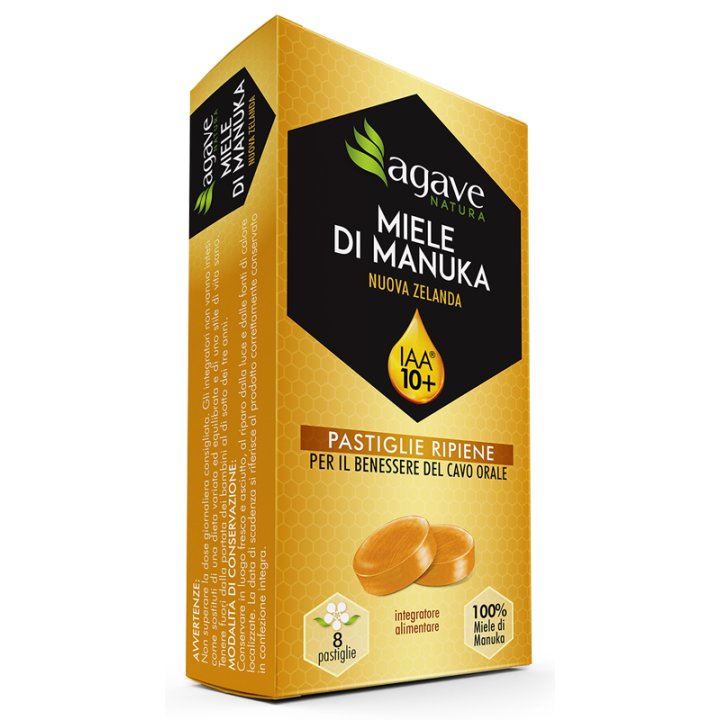 AGAVE NATURA MANUKA IAA 10+ 8 PASTIGLIE 20 G