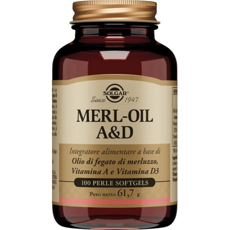 MERL OIL A&D 100 PERLE SOFTGEL