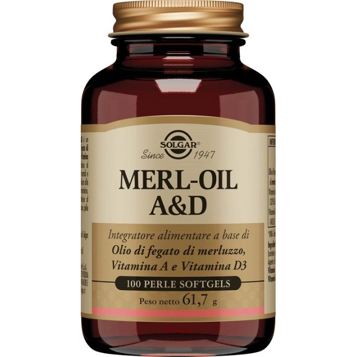 MERL OIL A&D 100 PERLE SOFTGEL