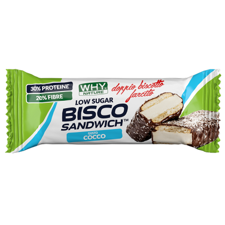 WHYNATURE BISCO SANDWICH COCCO 45 G