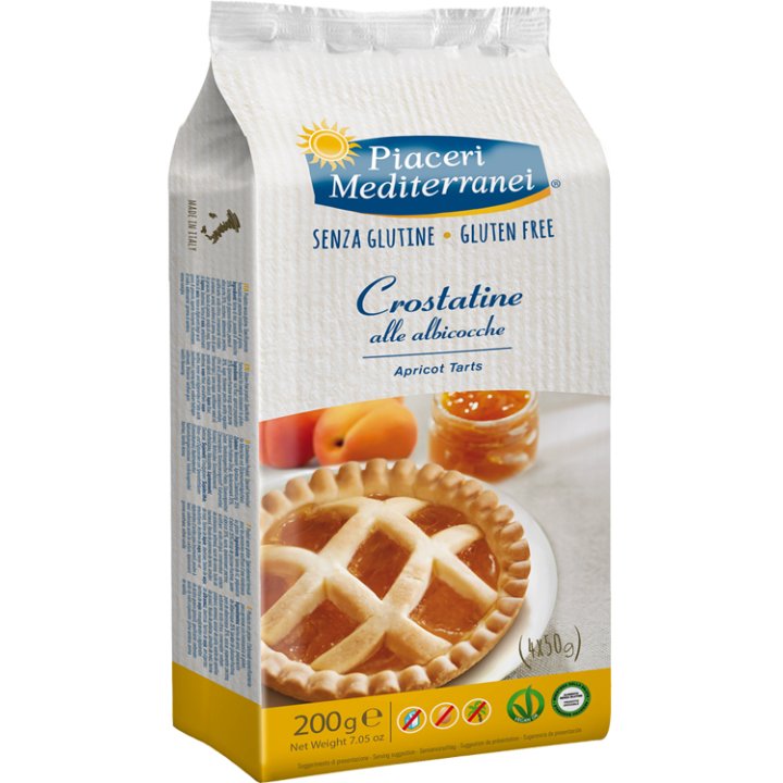 PIACERI MEDITERRANEI LE BONTA\' DEL MATTINO CROSTATINE ALL\'ALBICOCCA 4 X 50 G