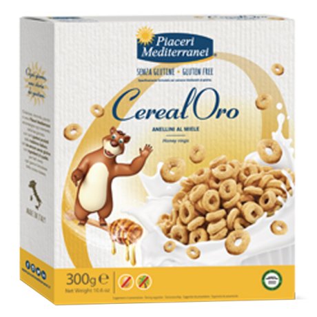 PIACERI MEDITERRANEI CEREALORO ANELLINI MIELE 300 G