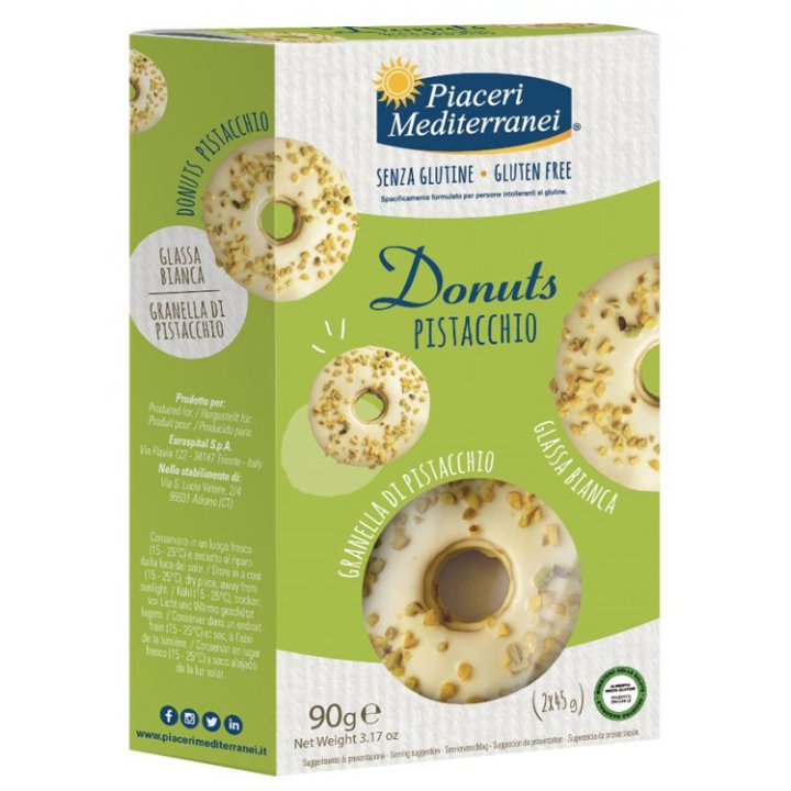 PIACERI MEDITERRANEI DONUTS PISTACCHIO 90 G