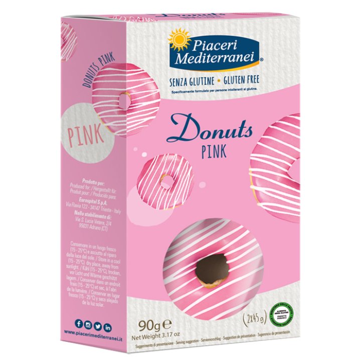 PIACERI MEDITERRANEI DONUTS PINK 90 G