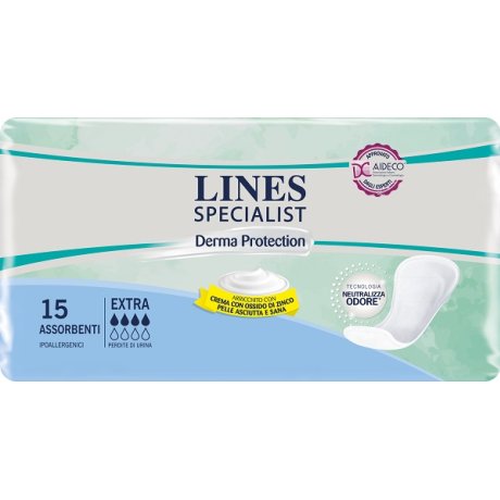 LINES SPECIALIST DERM PANNOLONE SAMATO EXTRA 15 PEZZI