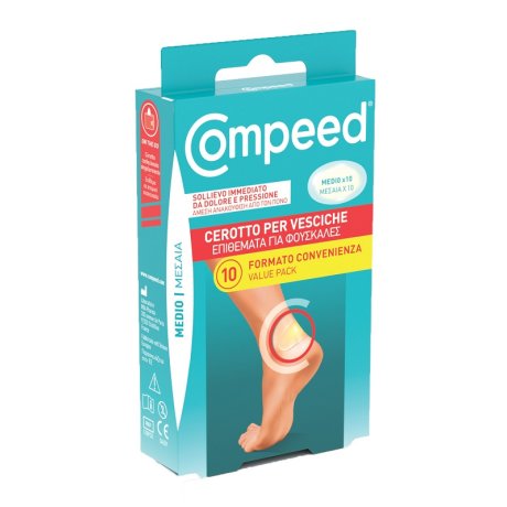 CEROTTI COMPEED PER VESCICHE MEDIO 10 PEZZI CARTO