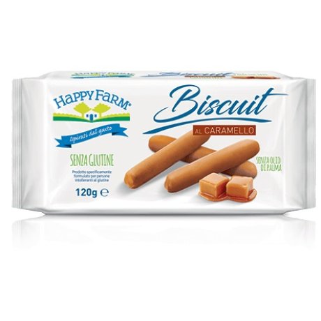 HAPPY FARM BISCUIT CARAMELLO 120 G